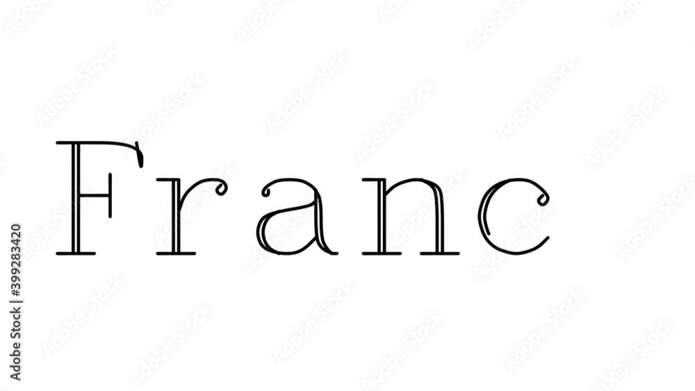 France Animated Handwriting Text in Serif Fonts and Weights France Animated Handwriting Text in Serif Fonts and Weights