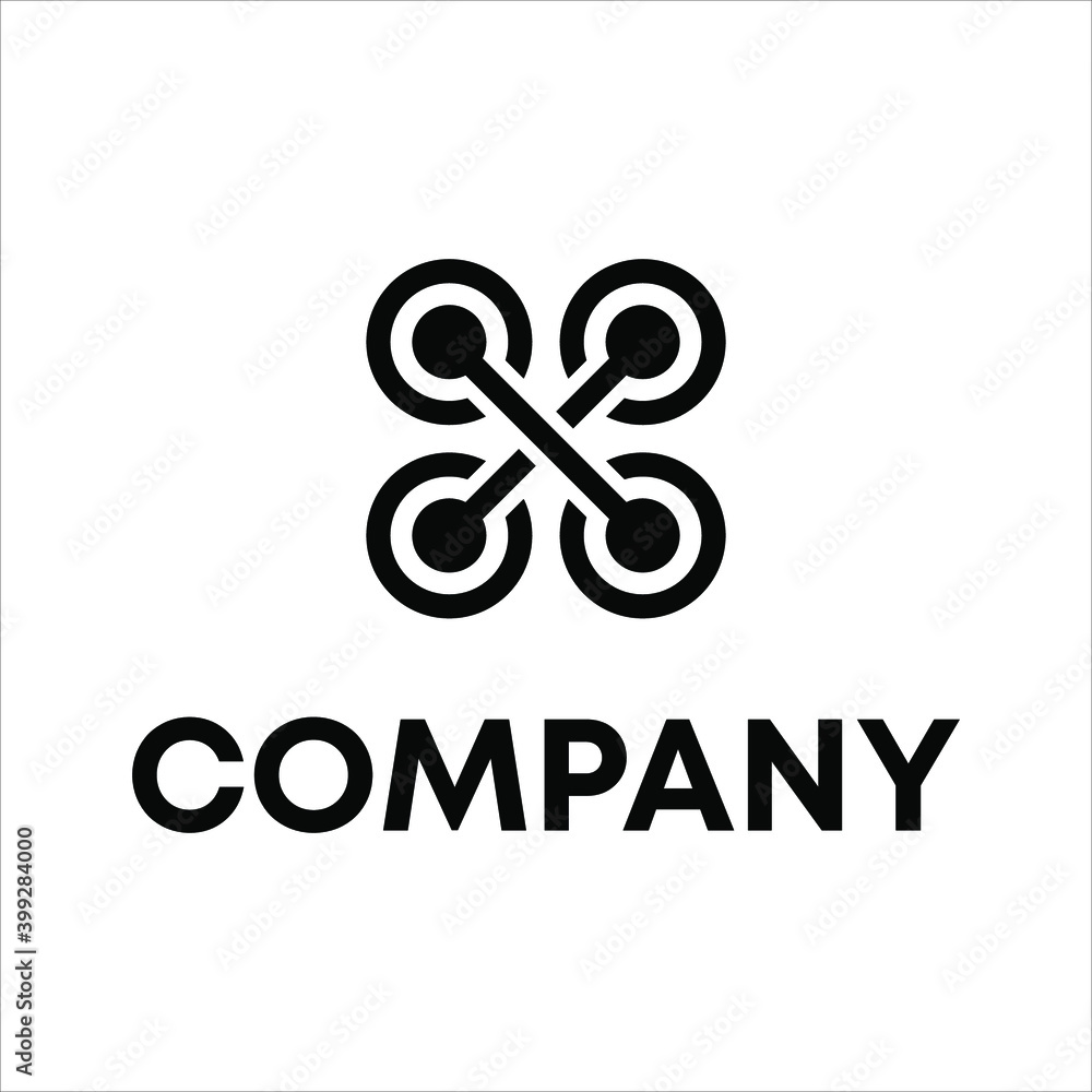circuit board abstract logo circuit board abstract logo