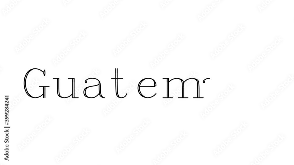 Guatemala Animated Handwriting Text in Serif Fonts and Weights Guatemala Animated Handwriting Text in Serif Fonts and Weights
