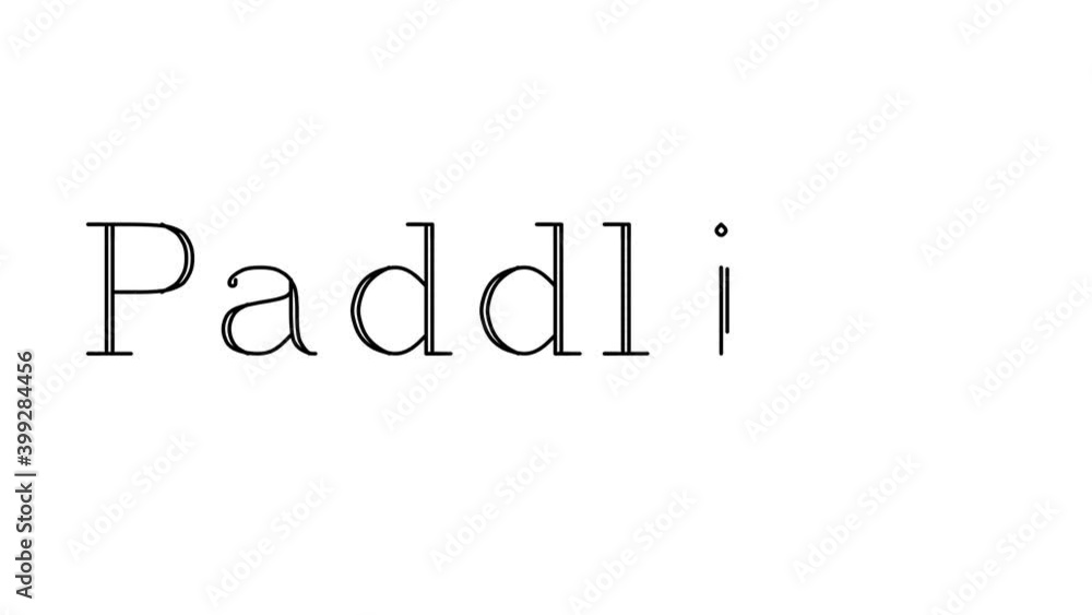 Paddling Animated Handwriting Text in Serif Fonts and Weights Paddling Animated Handwriting Text in Serif Fonts and Weights