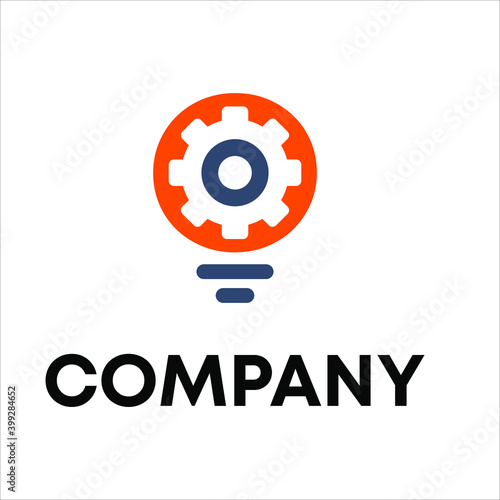 Free Download lamp gear logo - GFXLoad