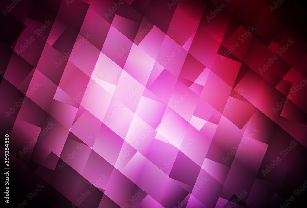 Obraz premium Dark Pink vector template with rhombus.