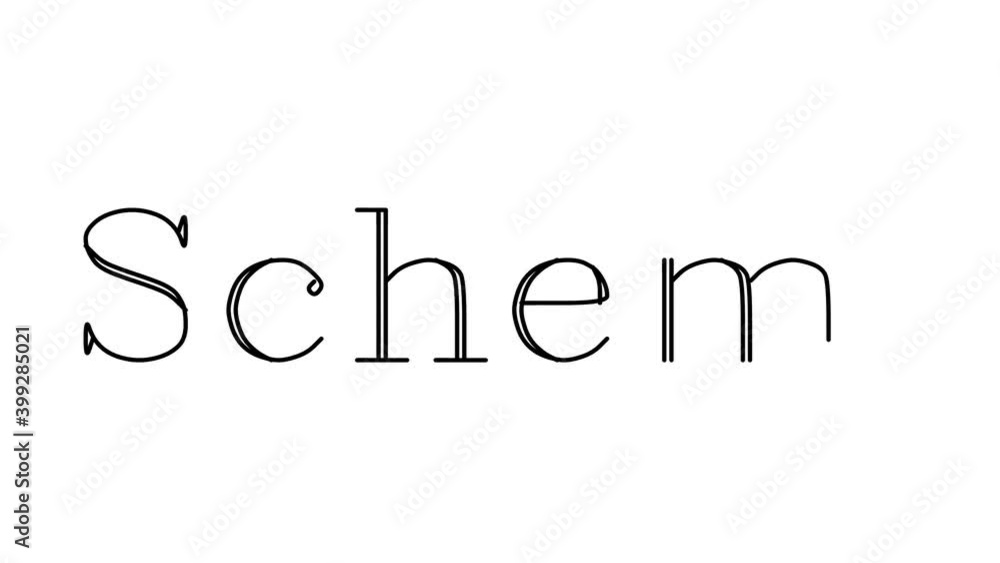 Scheme Animated Handwriting Text in Serif Fonts and Weights Scheme Animated Handwriting Text in Serif Fonts and Weights