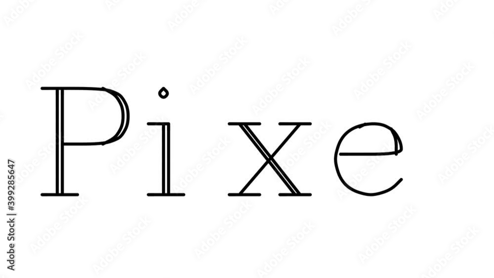 Pixel Animated Handwriting Text in Serif Fonts and Weights Pixel Animated Handwriting Text in Serif Fonts and Weights