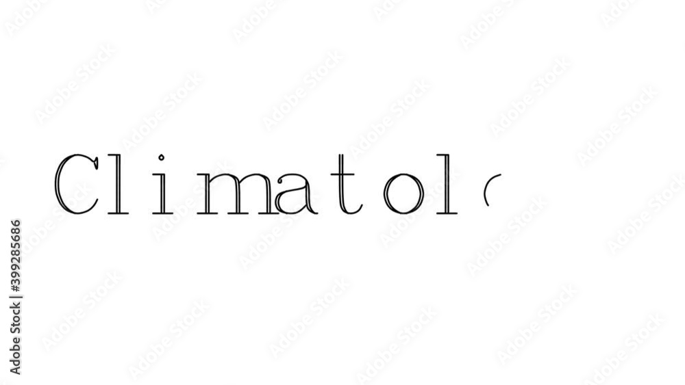 Climatology Animated Handwriting Text in Serif Fonts and Weights Climatology Animated Handwriting Text in Serif Fonts and Weights