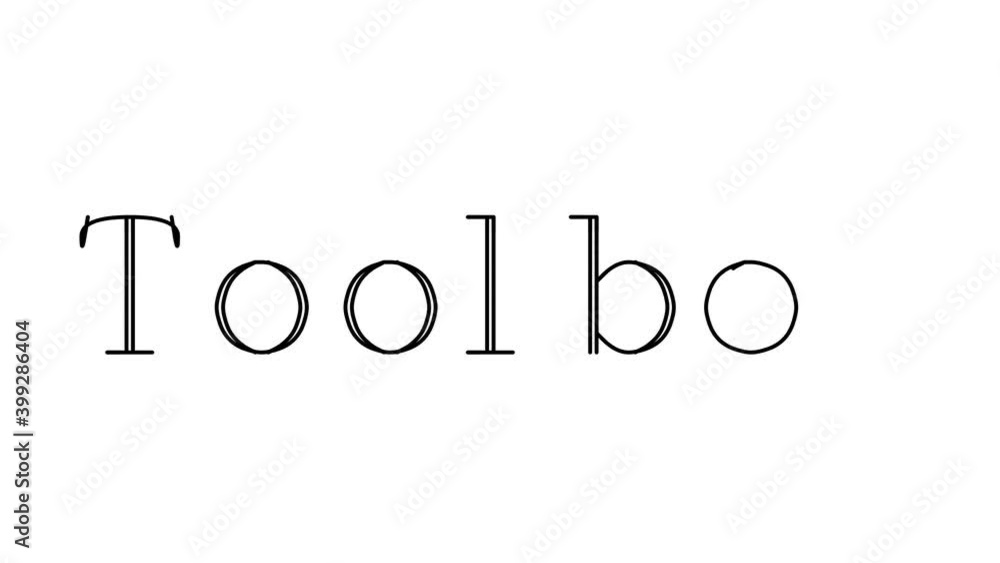 Toolbox Animated Handwriting Text in Serif Fonts and Weights Toolbox Animated Handwriting Text in Serif Fonts and Weights