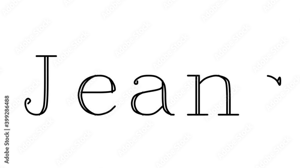 Jeans Animated Handwriting Text in Serif Fonts and Weights Jeans Animated Handwriting Text in Serif Fonts and Weights