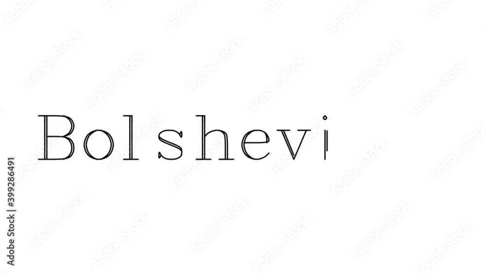 Bolshevism Animated Handwriting Text in Serif Fonts and Weights Bolshevism Animated Handwriting Text in Serif Fonts and Weights