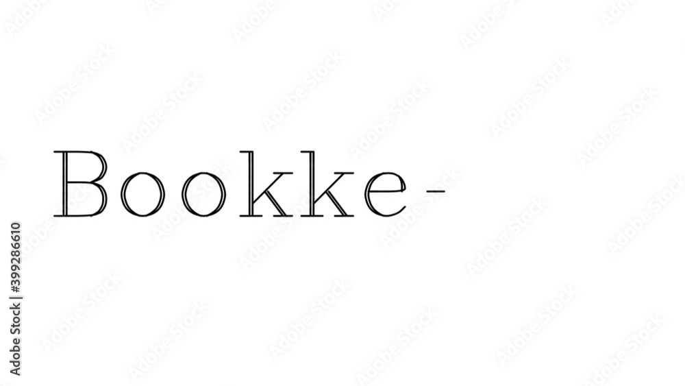 Bookkeeper Animated Handwriting Text in Serif Fonts and Weights Bookkeeper Animated Handwriting Text in Serif Fonts and Weights