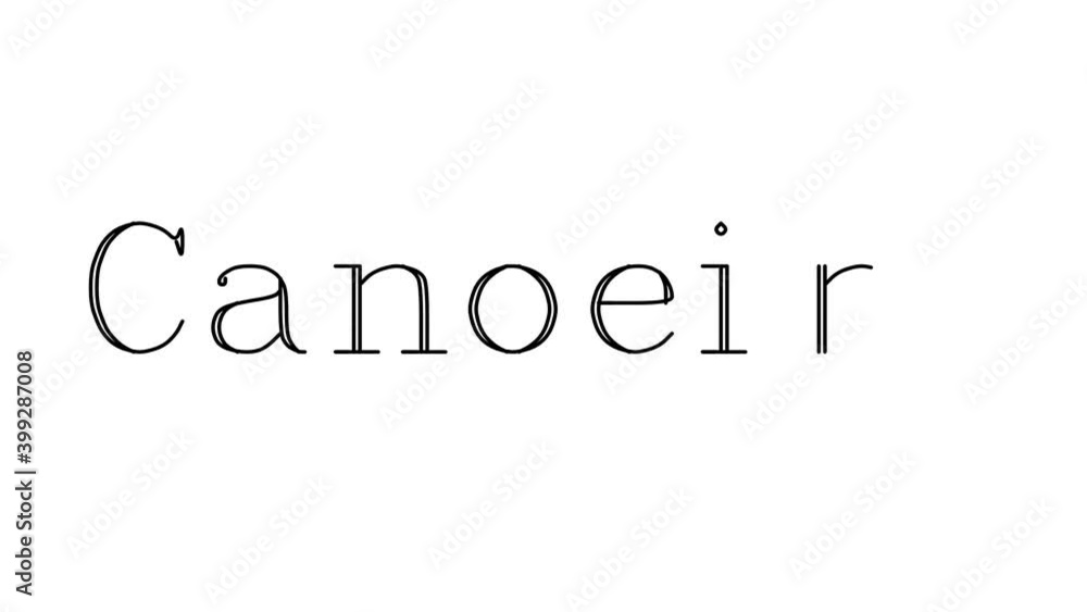 Canoeing Animated Handwriting Text in Serif Fonts and Weights Canoeing Animated Handwriting Text in Serif Fonts and Weights