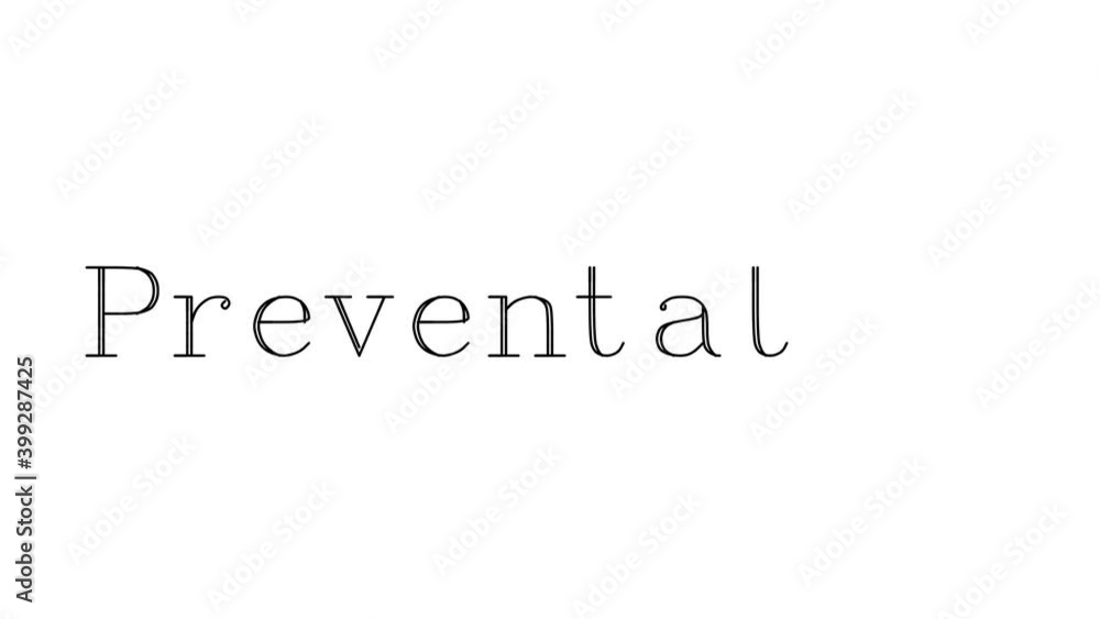Preventative Animated Handwriting Text in Serif Fonts and Weights Preventative Animated Handwriting Text in Serif Fonts and Weights