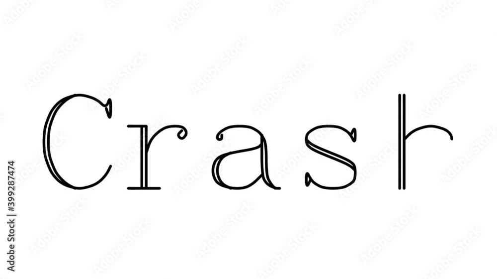 Crash Animated Handwriting Text in Serif Fonts and Weights Crash Animated Handwriting Text in Serif Fonts and Weights