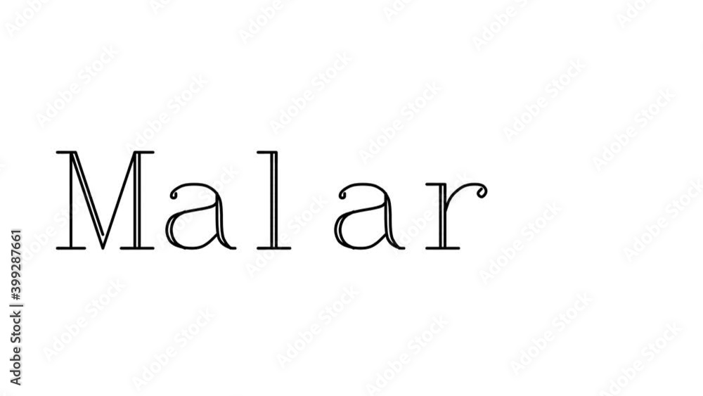 Malaria Animated Handwriting Text in Serif Fonts and Weights Malaria Animated Handwriting Text in Serif Fonts and Weights
