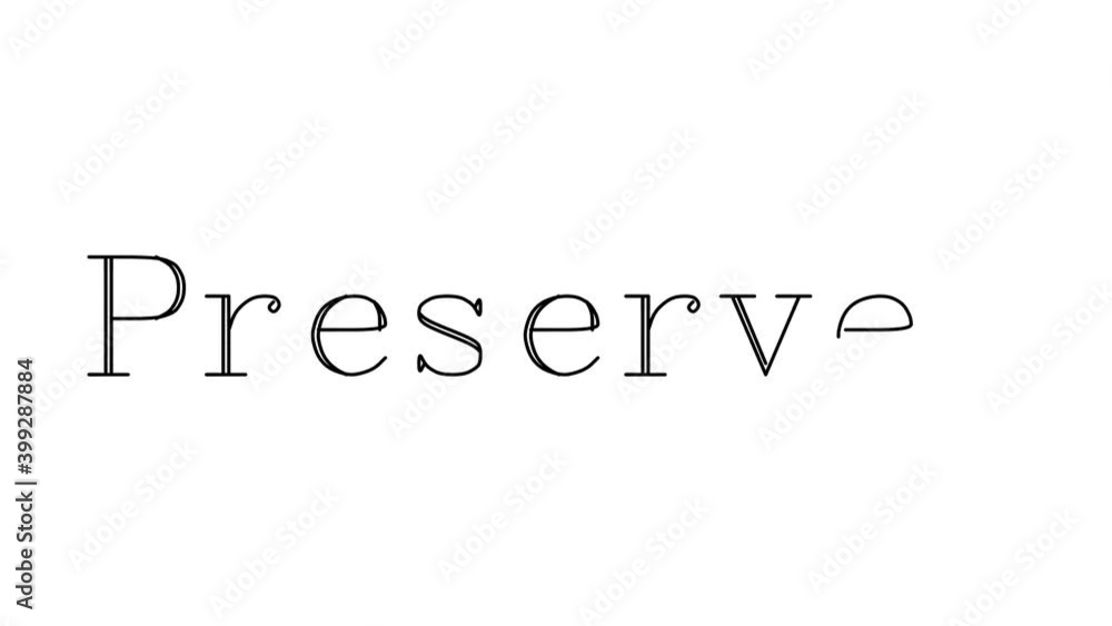 Preserved Animated Handwriting Text in Serif Fonts and Weights Preserved Animated Handwriting Text in Serif Fonts and Weights
