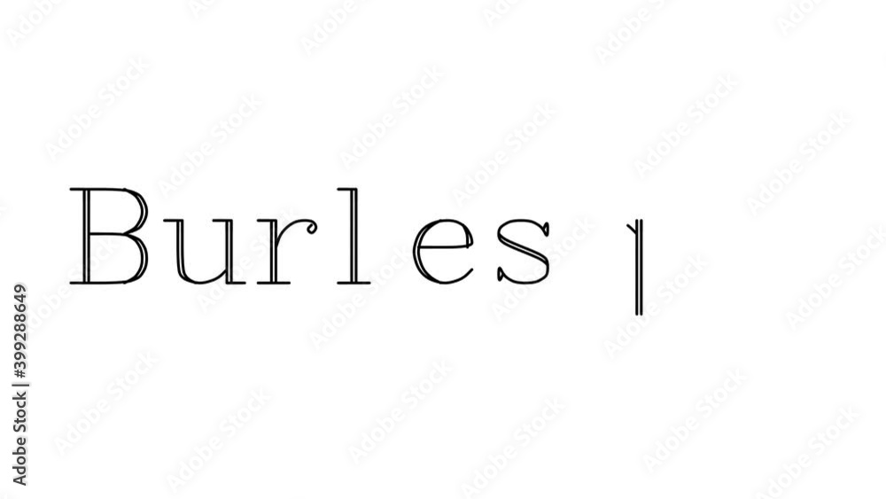 Burlesque Animated Handwriting Text in Serif Fonts and Weights Burlesque Animated Handwriting Text in Serif Fonts and Weights