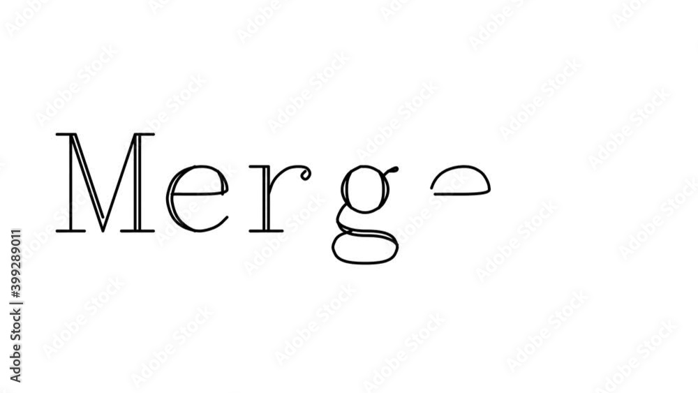 Mergers Animated Handwriting Text in Serif Fonts and Weights Mergers Animated Handwriting Text in Serif Fonts and Weights
