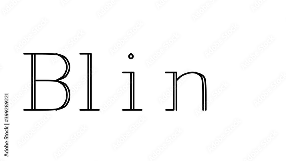 Blind Animated Handwriting Text in Serif Fonts and Weights Blind Animated Handwriting Text in Serif Fonts and Weights