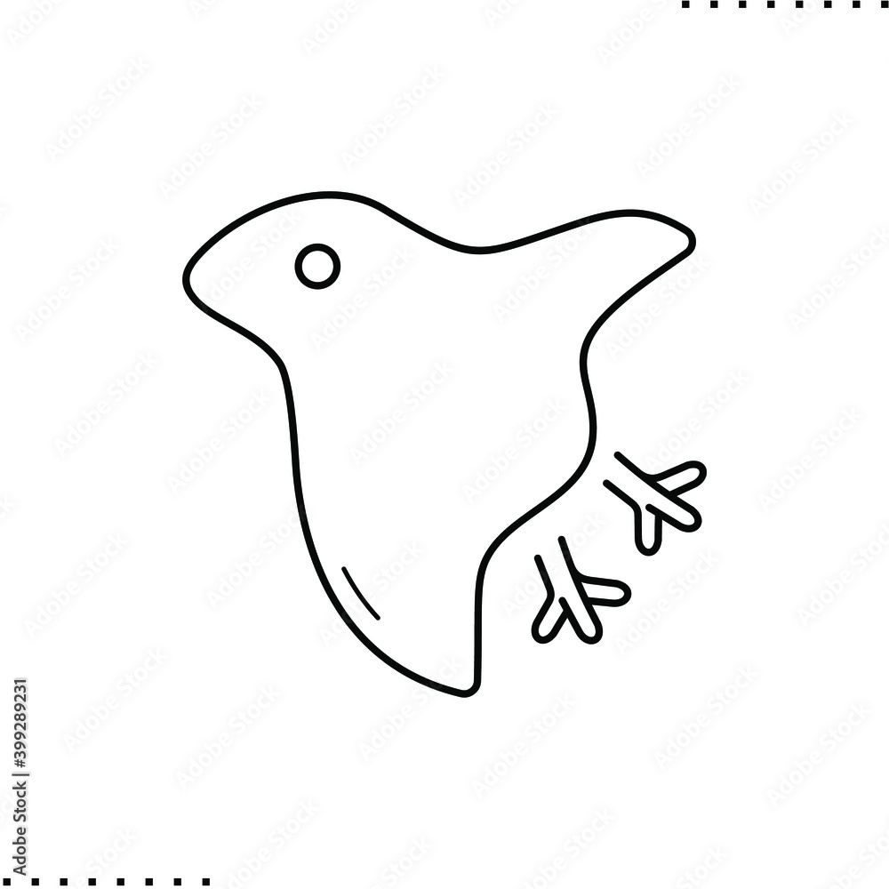 Obraz premium Japanese traditional pattern vector icon in outlines