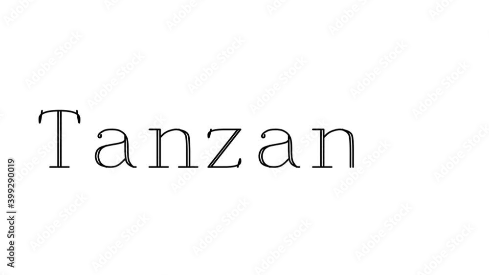 Tanzania Animated Handwriting Text in Serif Fonts and Weights Tanzania Animated Handwriting Text in Serif Fonts and Weights