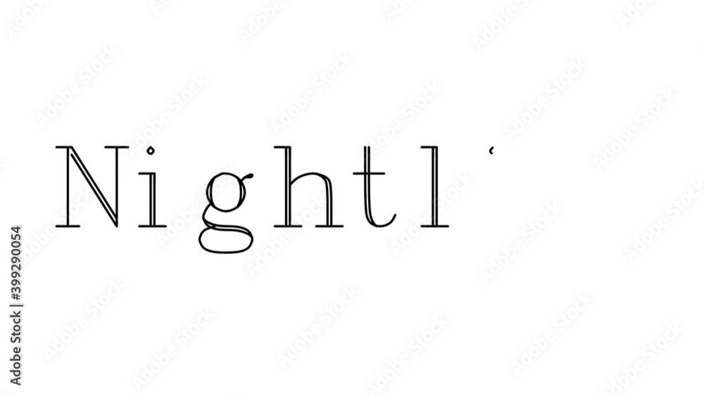 Nightlife Animated Handwriting Text in Serif Fonts and Weights Nightlife Animated Handwriting Text in Serif Fonts and Weights