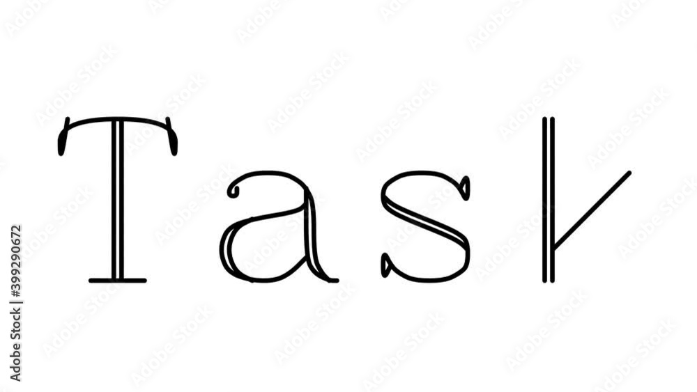 Task Animated Handwriting Text in Serif Fonts and Weights Task Animated Handwriting Text in Serif Fonts and Weights