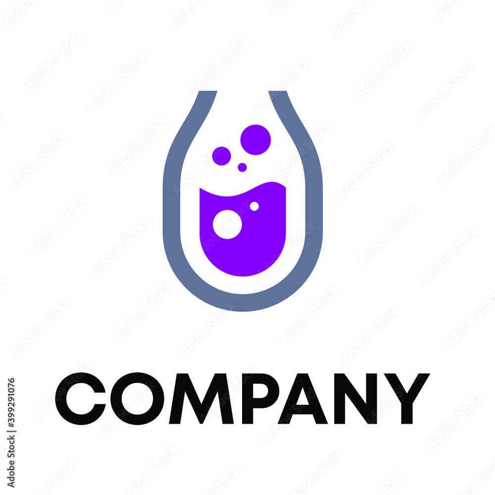 bottle lab logo design