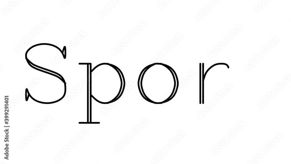 Sport Animated Handwriting Text in Serif Fonts and Weights Sport Animated Handwriting Text in Serif Fonts and Weights