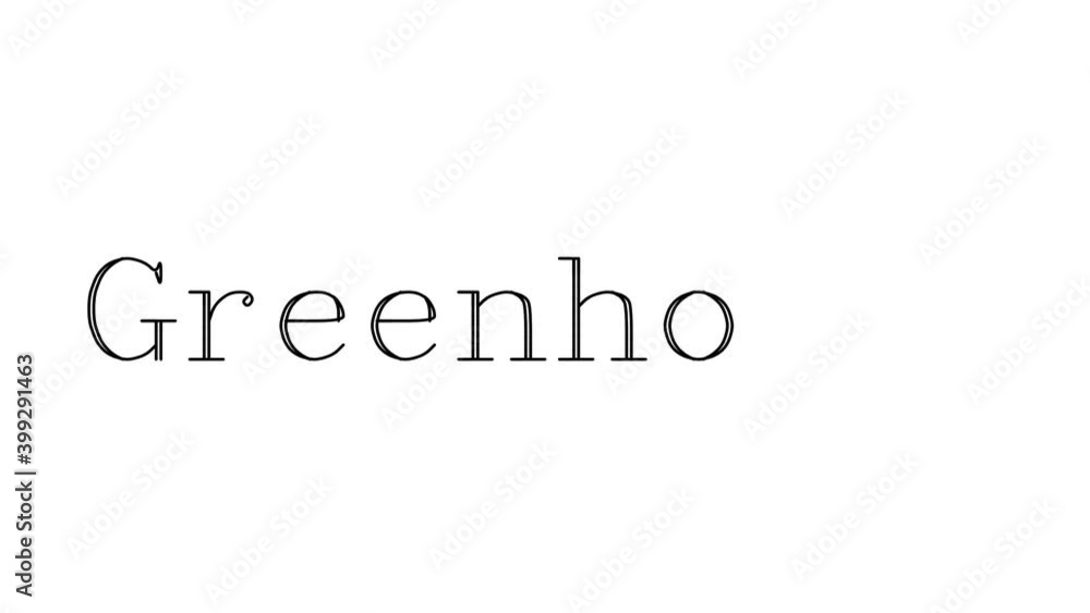 Greenhouse Animated Handwriting Text in Serif Fonts and Weights Greenhouse Animated Handwriting Text in Serif Fonts and Weights