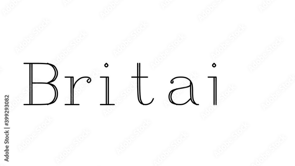 Britain Animated Handwriting Text in Serif Fonts and Weights Britain Animated Handwriting Text in Serif Fonts and Weights