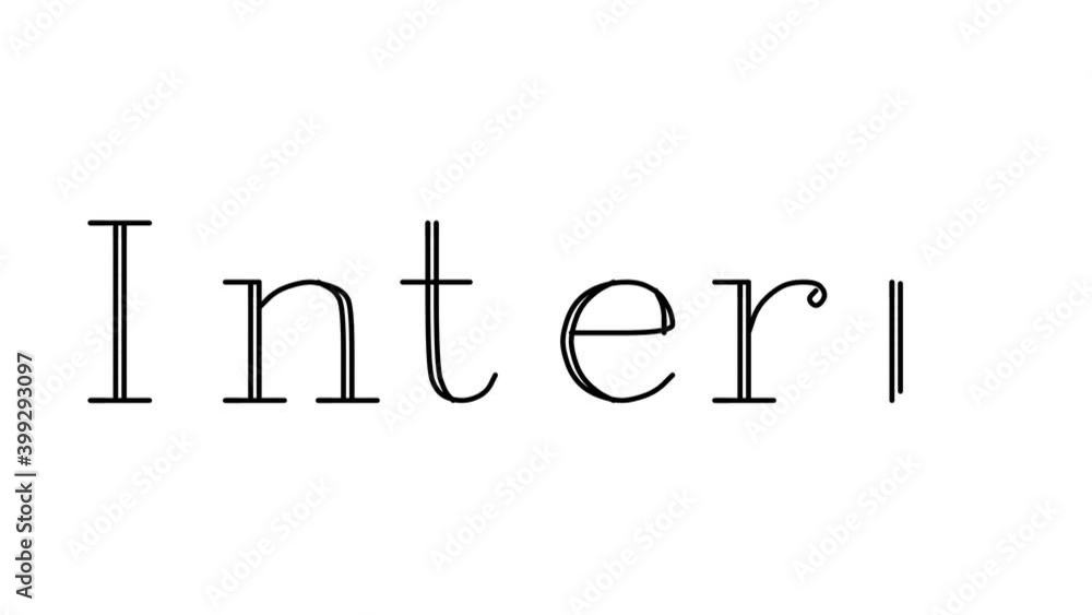 Intern Animated Handwriting Text in Serif Fonts and Weights Intern Animated Handwriting Text in Serif Fonts and Weights