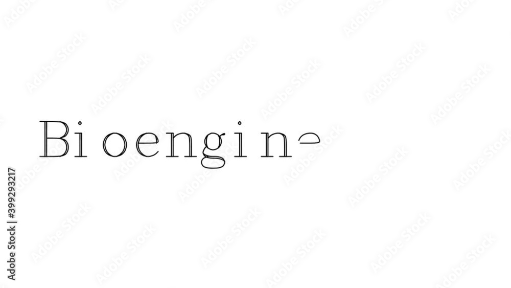 Bioengineering Animated Handwriting Text in Serif Fonts and Weights Bioengineering Animated Handwriting Text in Serif Fonts and Weights
