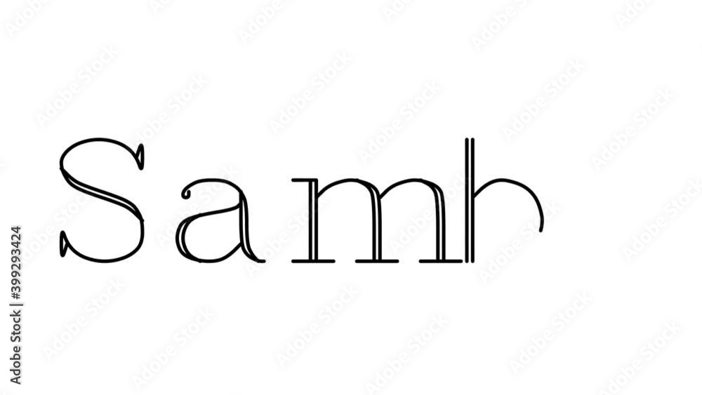 Samba Animated Handwriting Text in Serif Fonts and Weights Samba Animated Handwriting Text in Serif Fonts and Weights