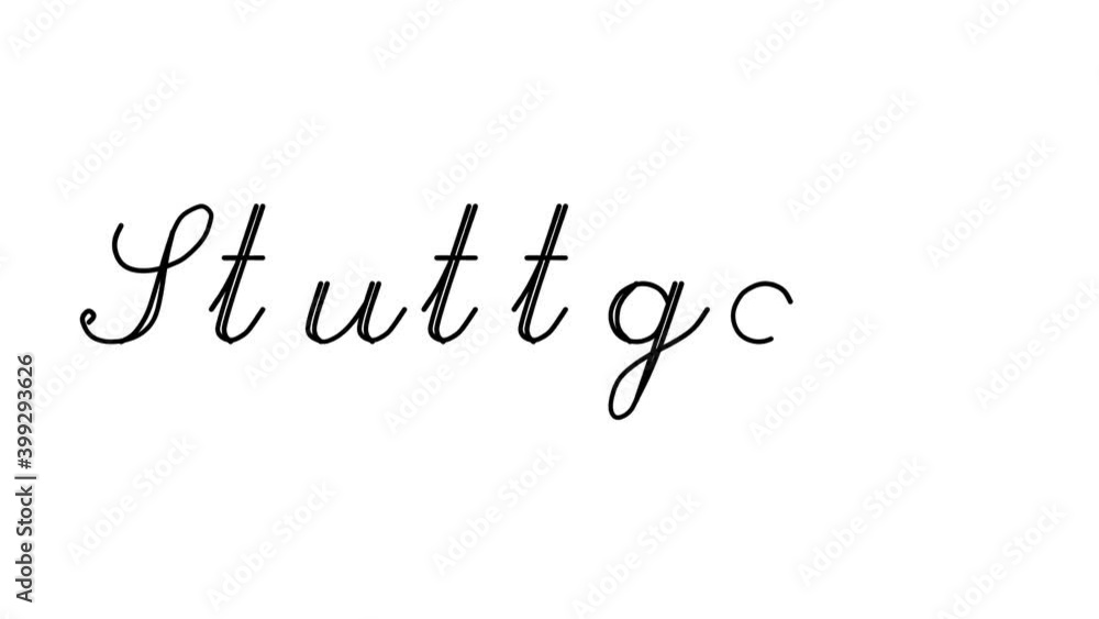 Stuttgart Decorative Handwriting Animation in Six Cursive and Gothic Fonts Stuttgart Decorative Handwriting Animation in Six Cursive and Gothic Fonts