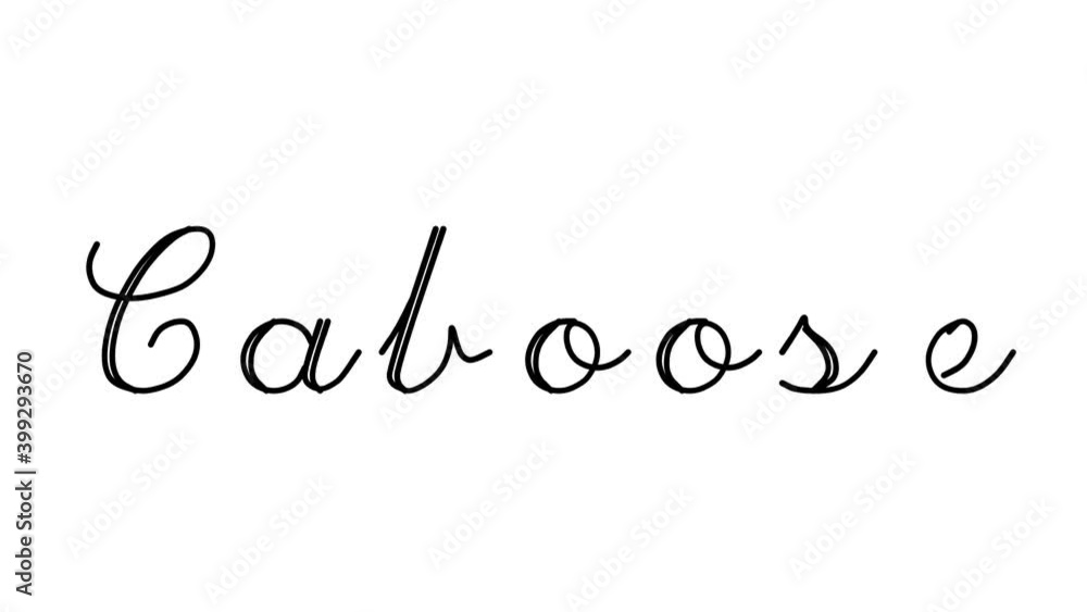 Caboose Decorative Handwriting Animation in Six Cursive and Gothic Fonts Caboose Decorative Handwriting Animation in Six Cursive and Gothic Fonts