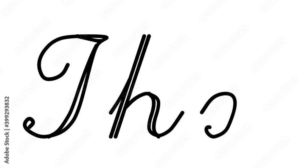 Thx Decorative Handwriting Animation in Six Cursive and Gothic Fonts Thx Decorative Handwriting Animation in Six Cursive and Gothic Fonts