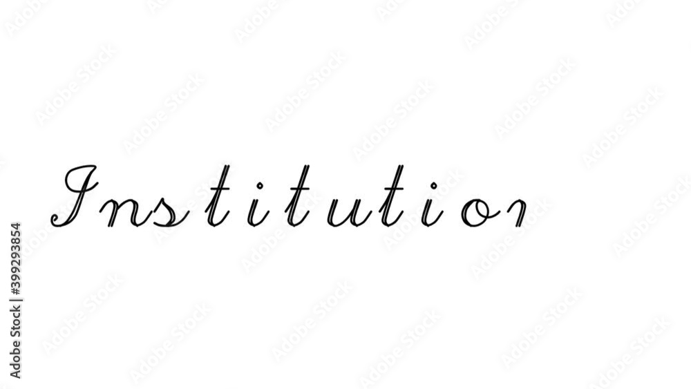 Institutional Decorative Handwriting Animation in Six Cursive and Gothic Fonts Institutional Decorative Handwriting Animation in Six Cursive and Gothic Fonts