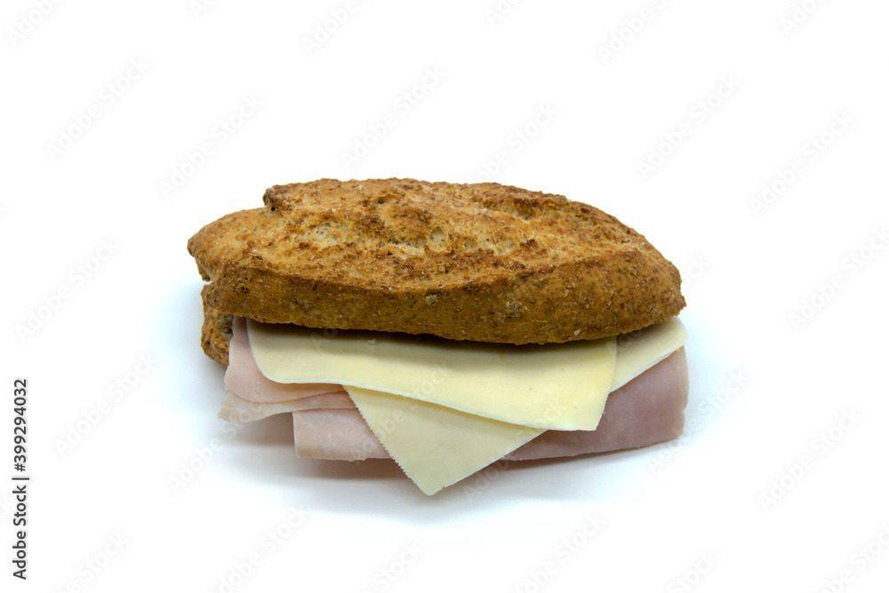 Mixed small whole wheat bread Pitufo of York ham and cheese Mixed small whole wheat bread Pitufo of York ham and cheese