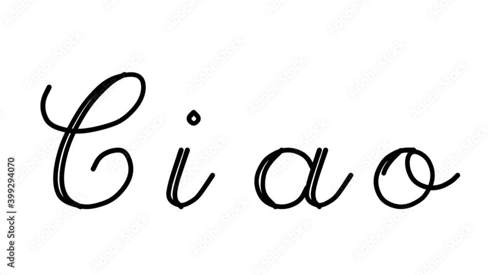 Ciao Decorative Handwriting Animation in Six Cursive and Gothic Fonts Ciao Decorative Handwriting Animation in Six Cursive and Gothic Fonts