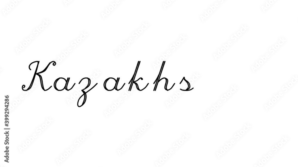 Kazakhstan Decorative Handwriting Animation in Six Cursive and Gothic Fonts Kazakhstan Decorative Handwriting Animation in Six Cursive and Gothic Fonts