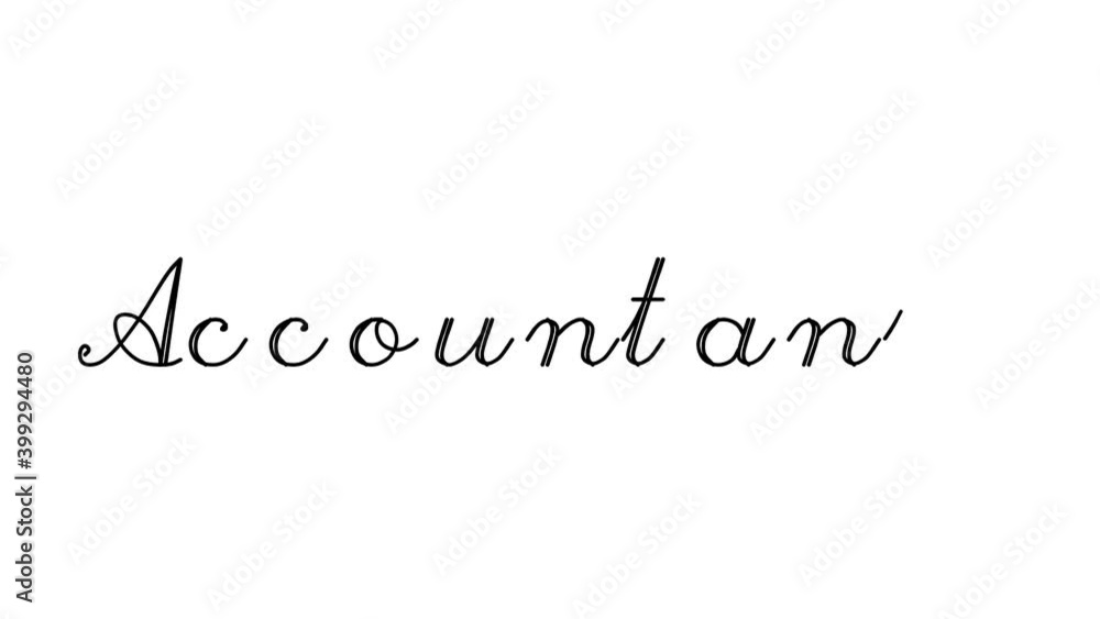 Accountants Decorative Handwriting Animation in Six Cursive and Gothic Fonts Accountants Decorative Handwriting Animation in Six Cursive and Gothic Fonts