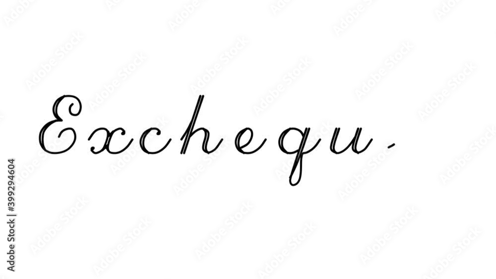 Exchequer Decorative Handwriting Animation in Six Cursive and Gothic Fonts Exchequer Decorative Handwriting Animation in Six Cursive and Gothic Fonts