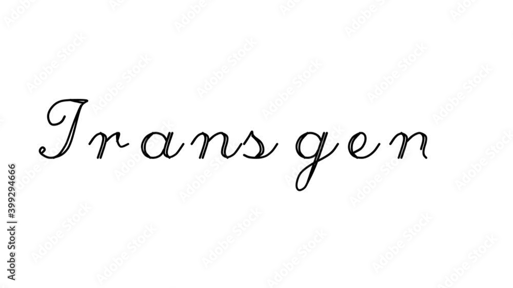 Transgene Decorative Handwriting Animation in Six Cursive and Gothic Fonts Transgene Decorative Handwriting Animation in Six Cursive and Gothic Fonts