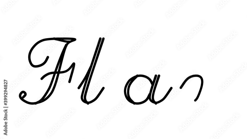 Flax Decorative Handwriting Animation in Six Cursive and Gothic Fonts Flax Decorative Handwriting Animation in Six Cursive and Gothic Fonts