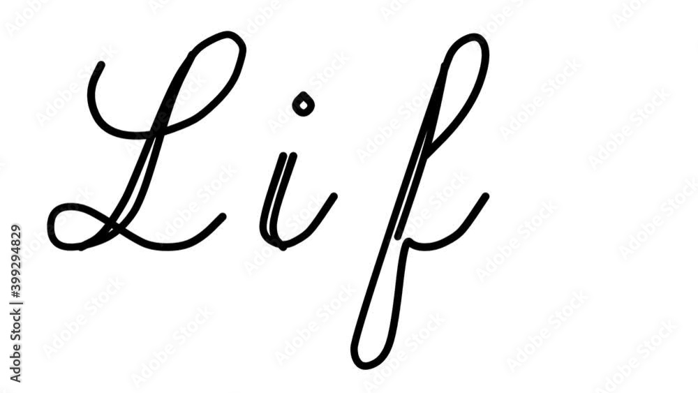Lift Decorative Handwriting Animation in Six Cursive and Gothic Fonts Lift Decorative Handwriting Animation in Six Cursive and Gothic Fonts