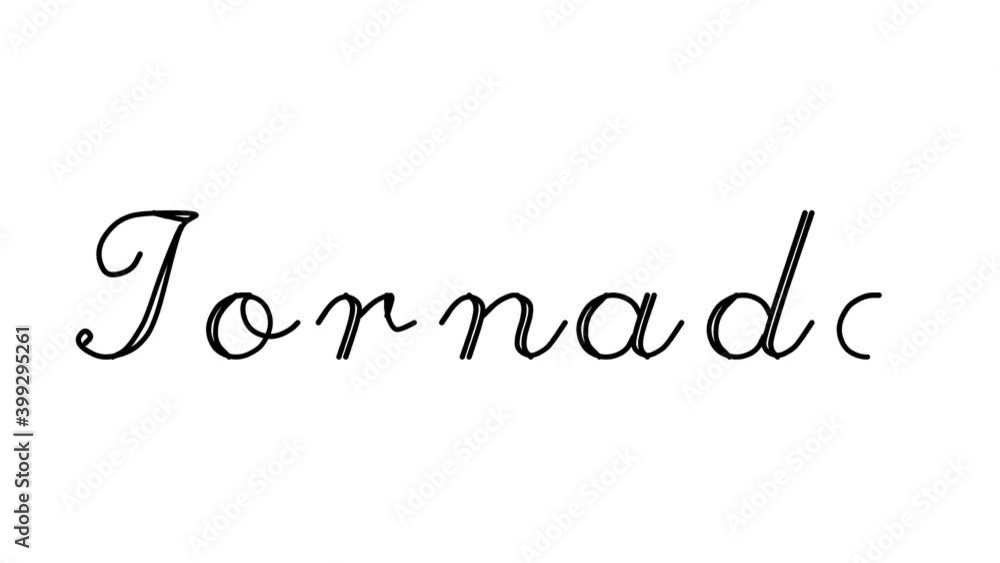 Tornado Decorative Handwriting Animation in Six Cursive and Gothic Fonts Tornado Decorative Handwriting Animation in Six Cursive and Gothic Fonts