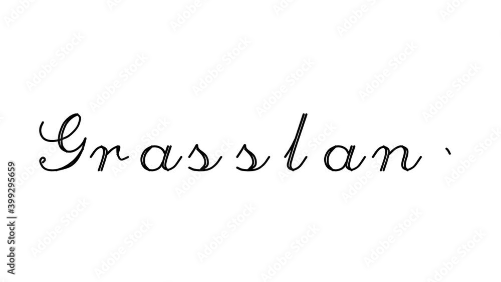 Grassland Decorative Handwriting Animation in Six Cursive and Gothic Fonts Grassland Decorative Handwriting Animation in Six Cursive and Gothic Fonts
