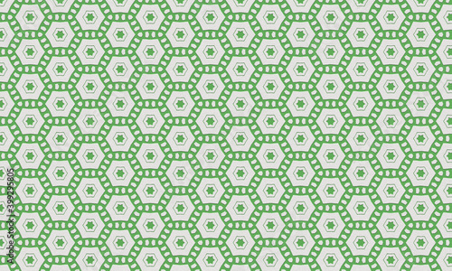 green background with stars