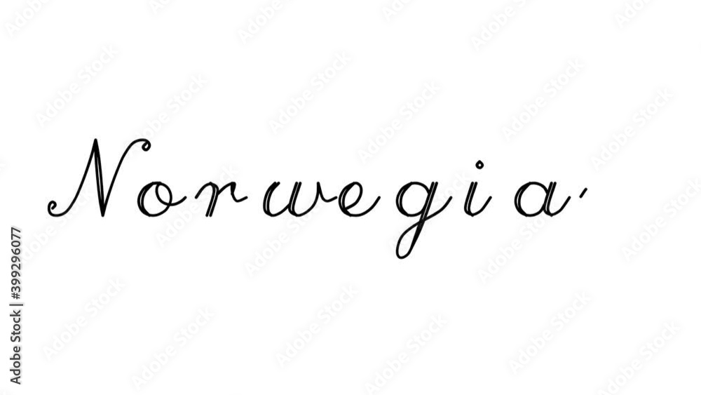 Norwegian Decorative Handwriting Animation in Six Cursive and Gothic Fonts Norwegian Decorative Handwriting Animation in Six Cursive and Gothic Fonts