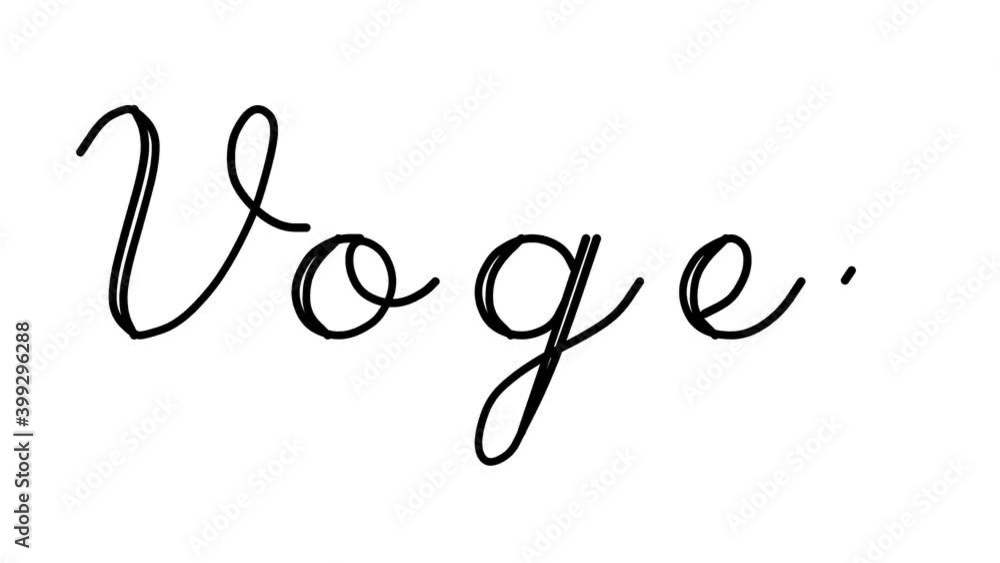 Vogel Decorative Handwriting Animation in Six Cursive and Gothic Fonts Vogel Decorative Handwriting Animation in Six Cursive and Gothic Fonts