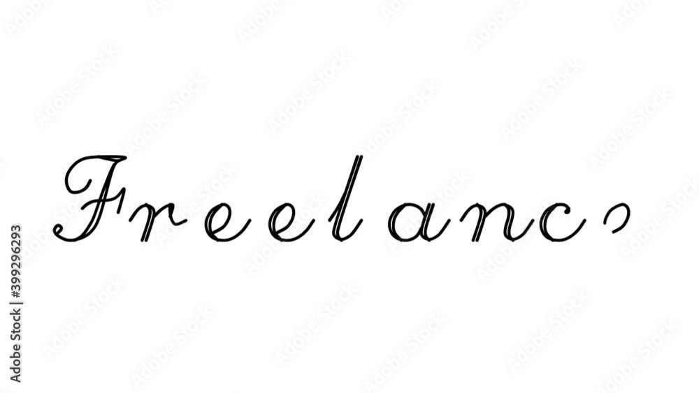 Freelance Decorative Handwriting Animation in Six Cursive and Gothic Fonts Freelance Decorative Handwriting Animation in Six Cursive and Gothic Fonts